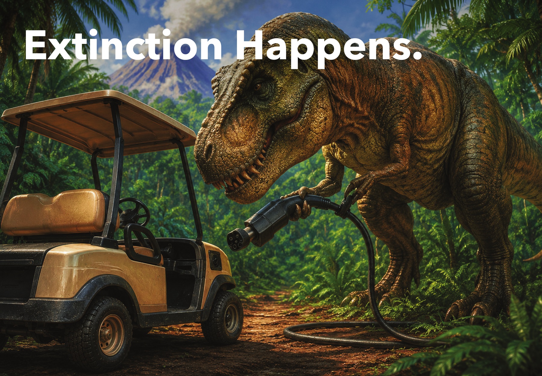 Extinction Happens Postcard